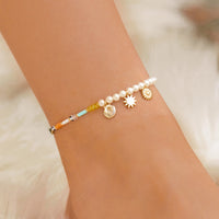 Mixed Charm & Bead Anklet Gallery Thumbnail