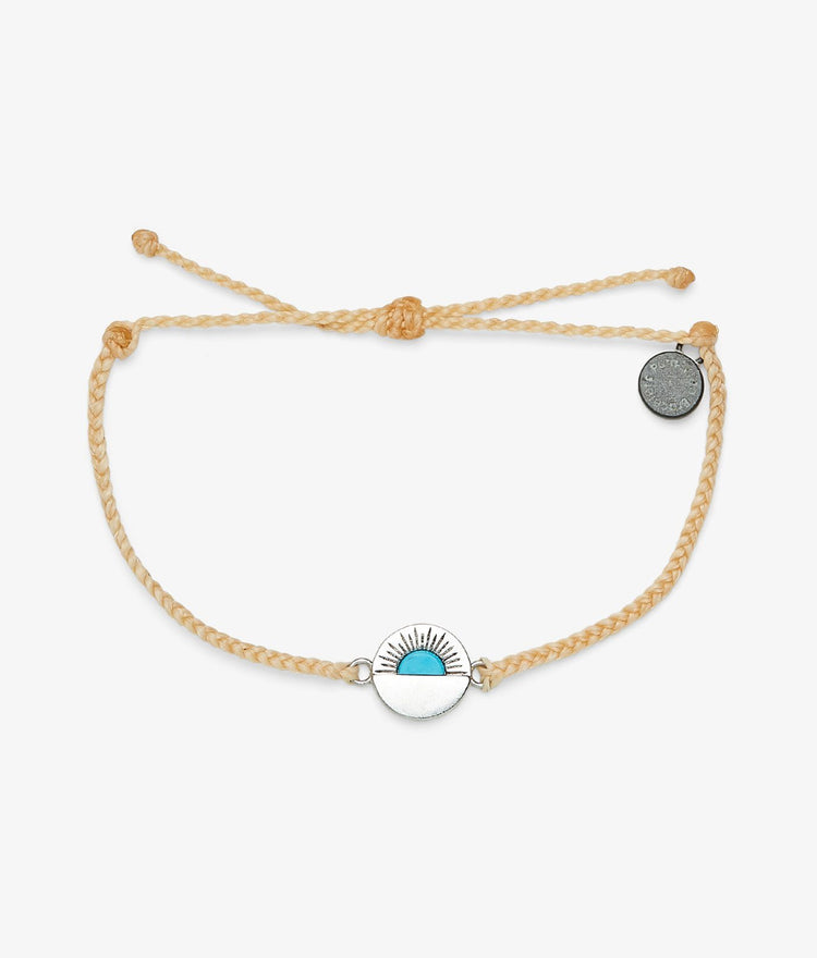 Gemstone Sunset Charm Bracelet