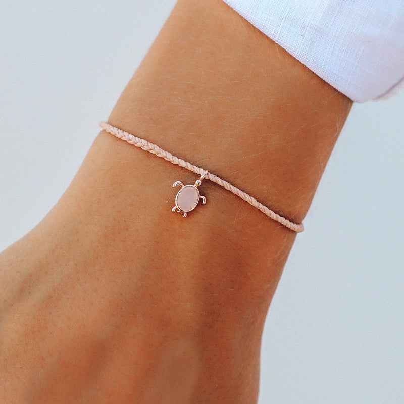 Rose Gold Save the Sea Turtles Charm 3