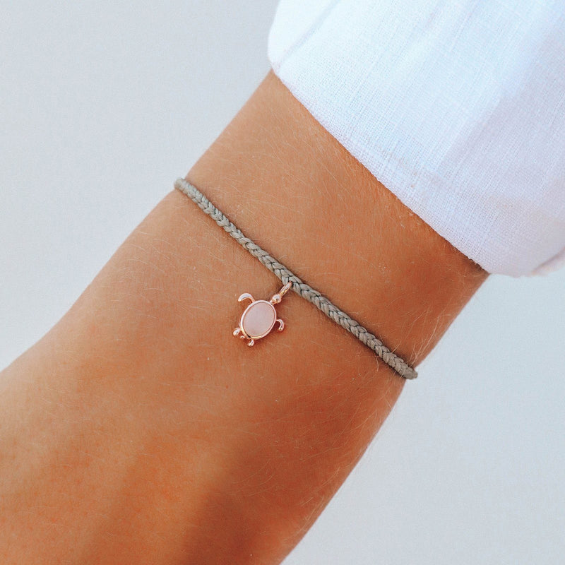 Rose Gold Save the Sea Turtles Charm 4