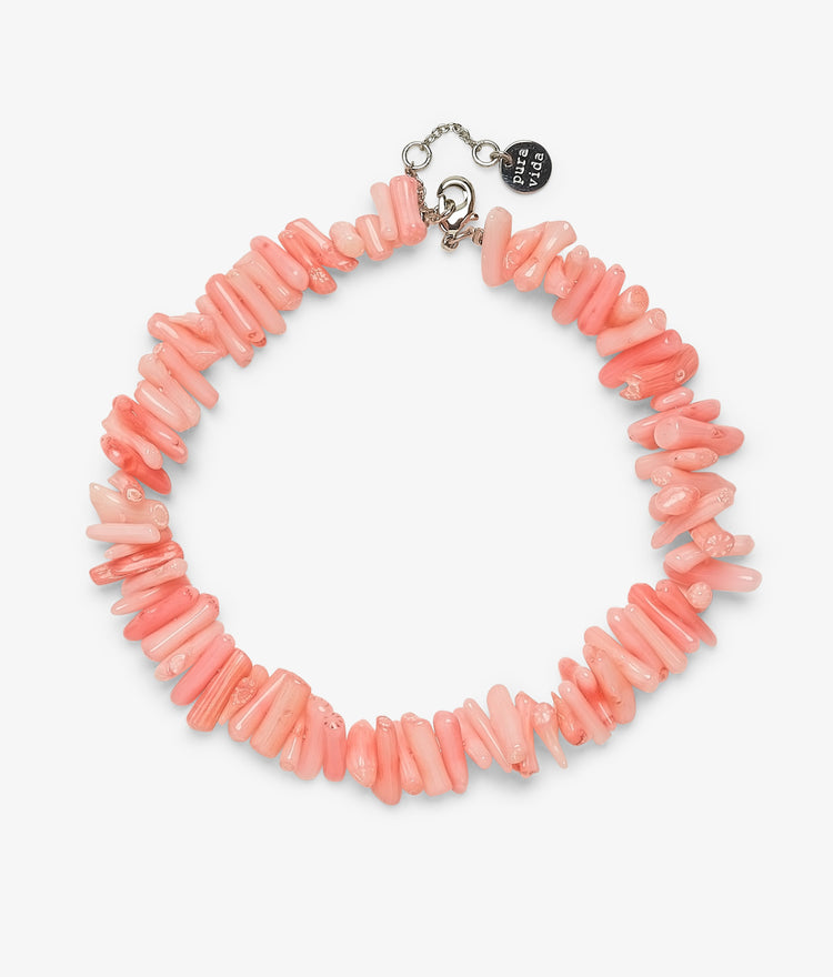 Pink Coral Chain Anklet