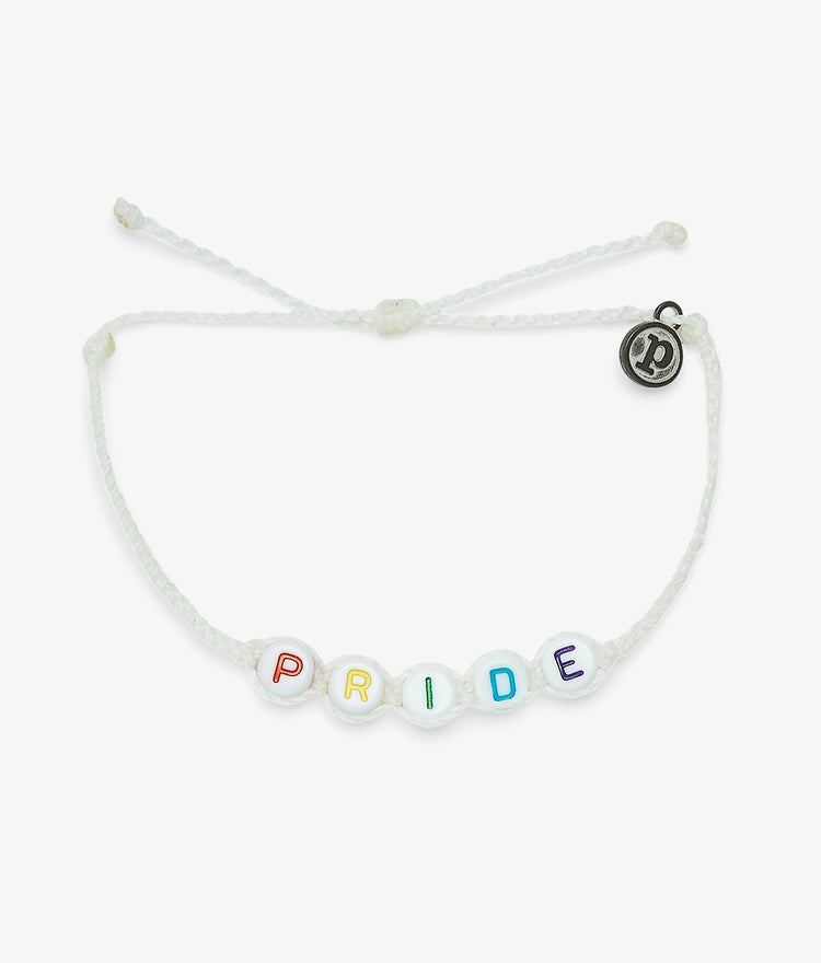 Pride Alphabet Bead Bracelet