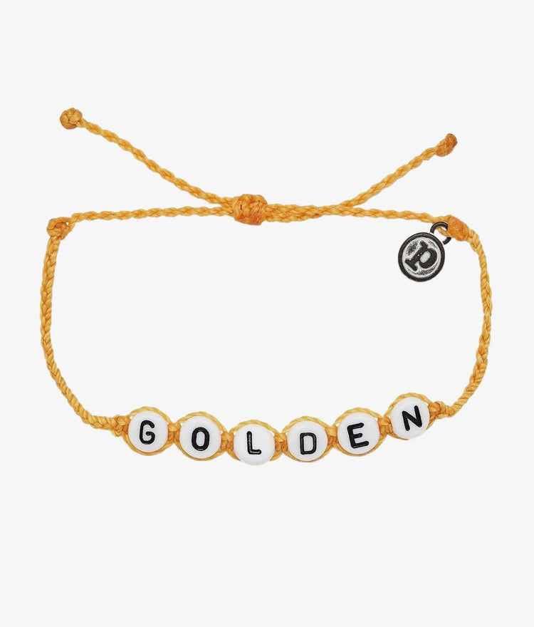 Golden Word Bracelet