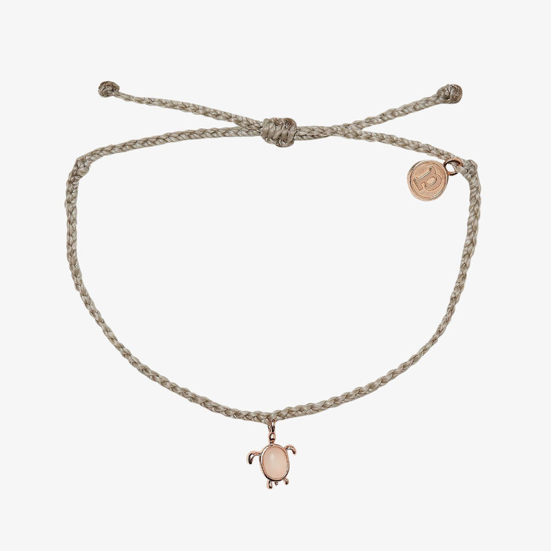 Rose Gold Save the Sea Turtles Charm 2