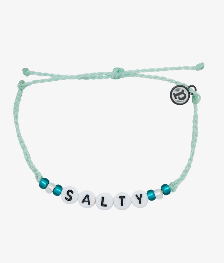 Salty Alphabet Bead Bracelet
