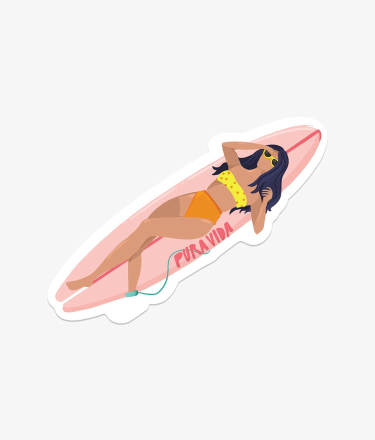 Surf and Shades Sticker